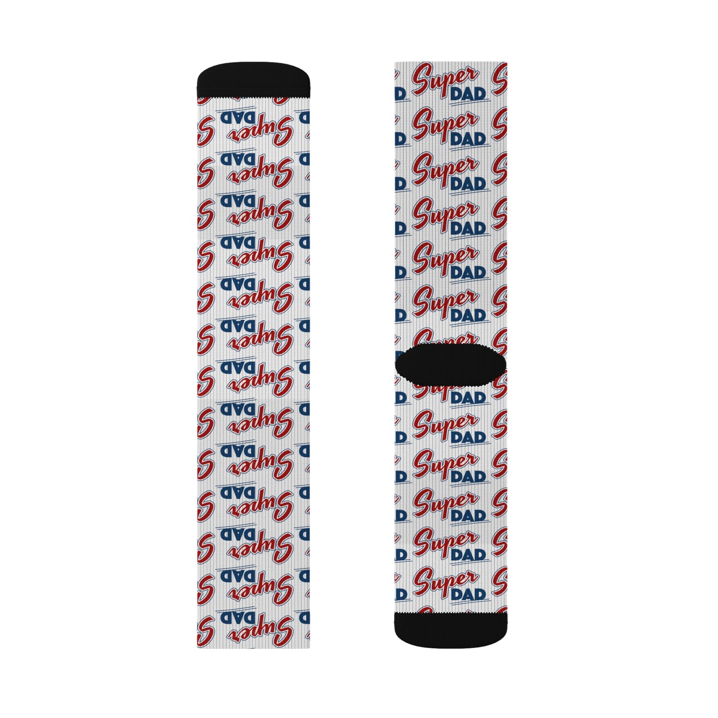 Super Dad Sublimation Socks - Perfect Gift for Father's Day & Casual Wear