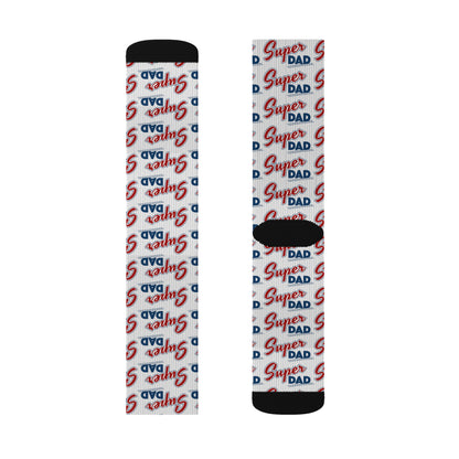 Super Dad Sublimation Socks - Perfect Gift for Father's Day & Casual Wear