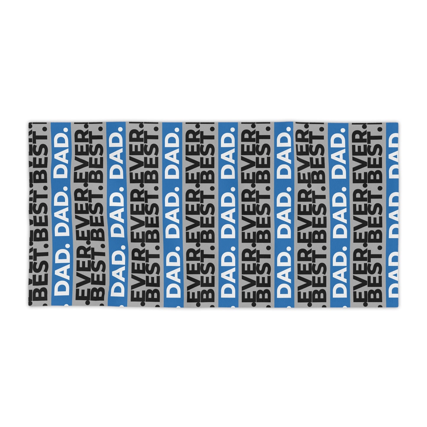 Best Dad Ever Beach Towel - Perfect Father's Day Gift