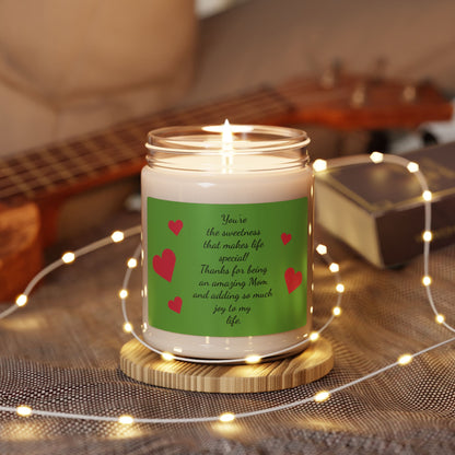 Heartfelt Gratitude Scented Soy Candle for Moms - 9oz